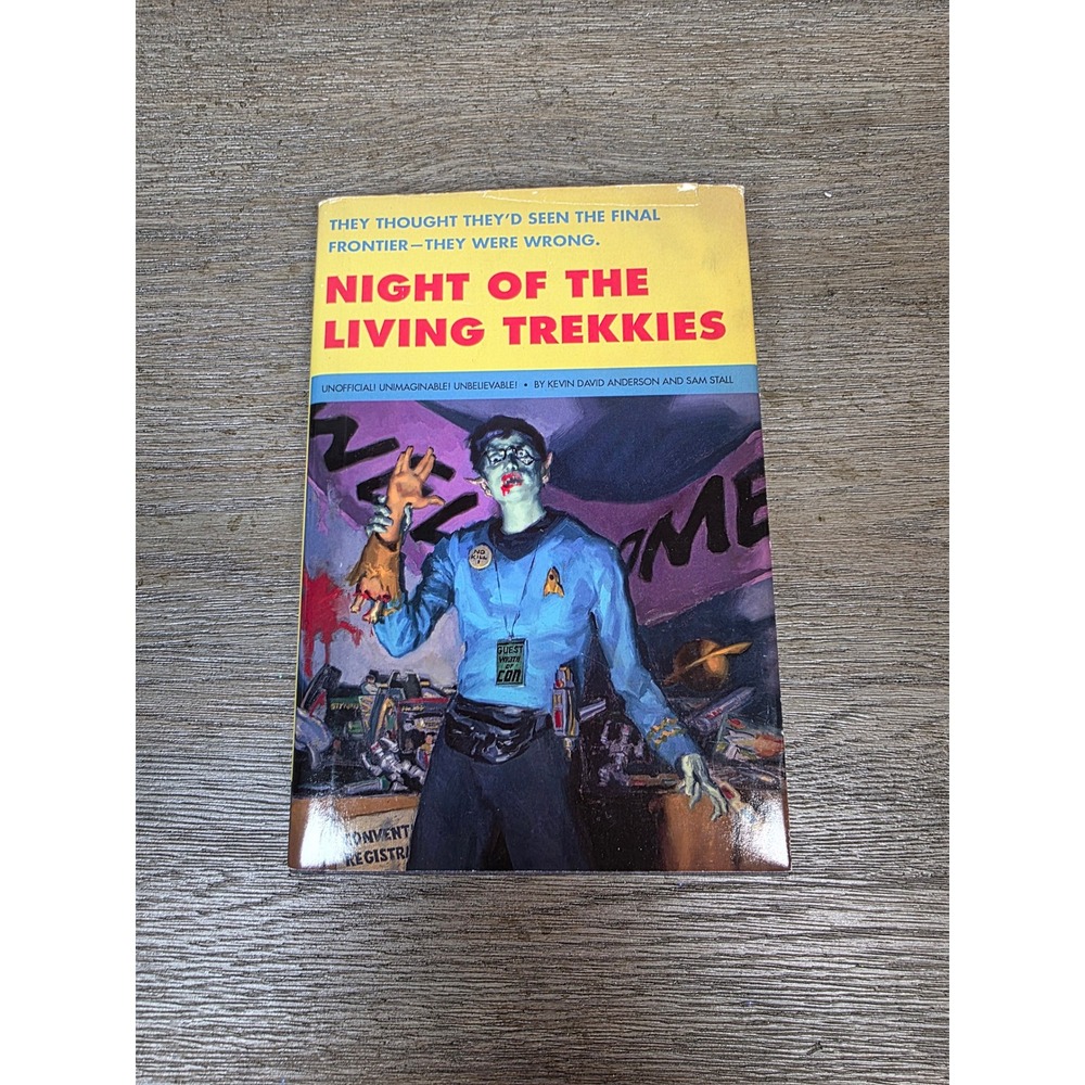 Night of the Living Trekkies Hardcover Book 2010 Quirk Star Trek Zombie Parody